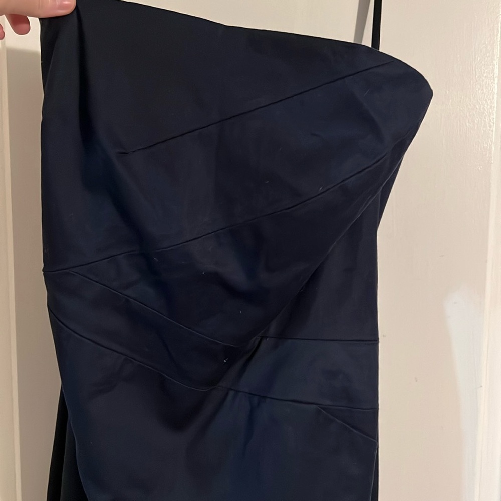 Michael Kors strapless navy blue dress size 8 NWT